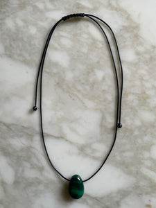 Malachite Pendant Necklace