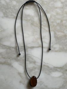 Tigers Eye Pendant Necklace