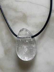 Clear Quartz Pendant Necklace