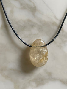 Citrine Pendant Necklace