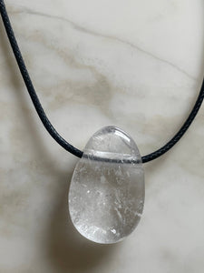 Clear Quartz Pendant Necklace