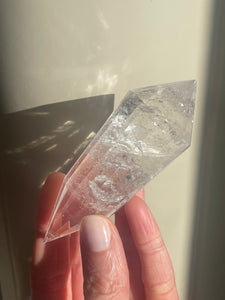 Clear Quartz Vogel Wand (12 facet)